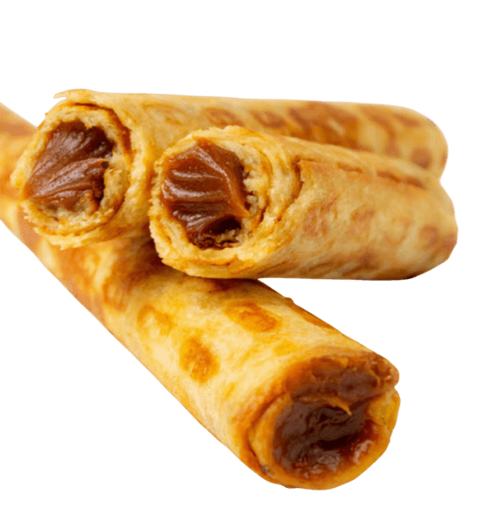 Трубочка вафельная со сгущенкой